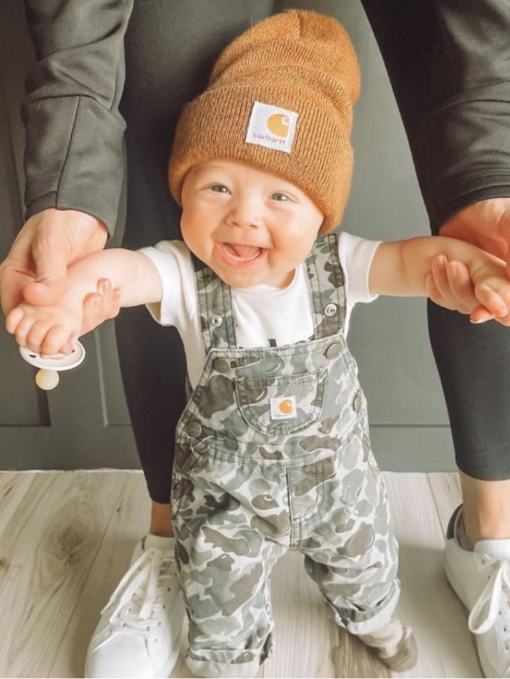 Carhartt Toddler Beanie Hat Brown One Size